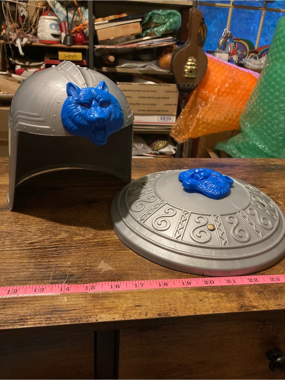 Child Knight costume, shield and head piece